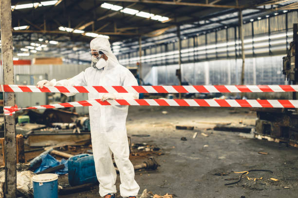 Professional Hoarding Cleanup technician working in Middletown, NY